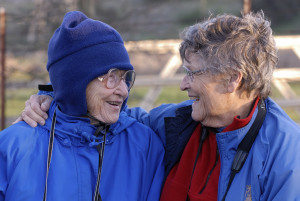 Elderly Ladies Laughing